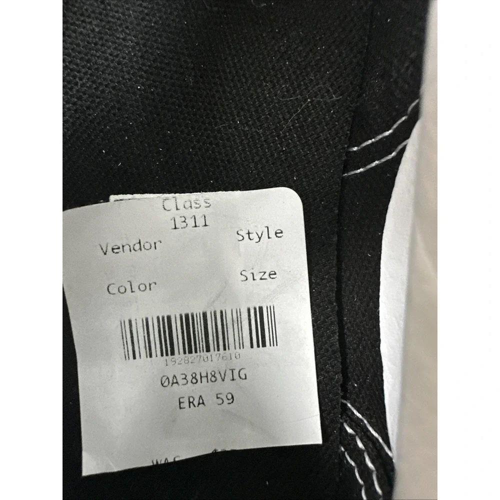 Vans Era Shoes Black & White Sneakers TODDLER Size 11